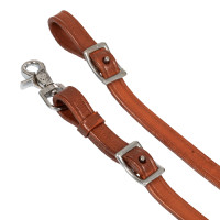 Teugels met vlechtwerk versieringen van leer Pool's Roze