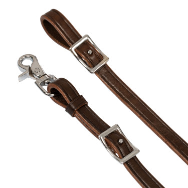 Teugels met vlechtwerk versieringen van leer Pool's Turkoois Blauw