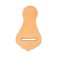 Pool's stropdas met bevestiging Lichte olie Bruin