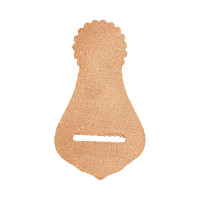 Pool's stropdas met bevestiging Lichte olie Bruin