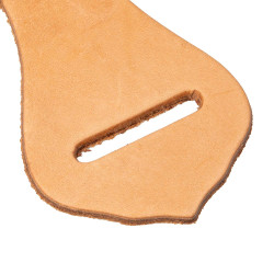 Pool's stropdas met bevestiging Lichte olie Bruin