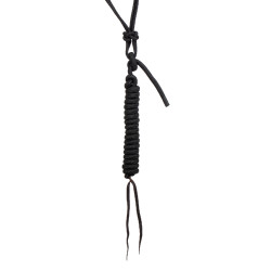 Touwhalster met kralen Pool's Zwart
