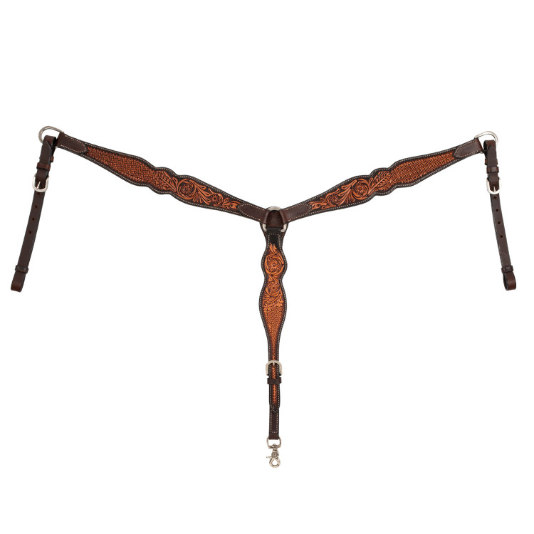 Westernschoftuig met bloemendecoratie Pool's Westernschoftuig met bloemendecoratie Pool's