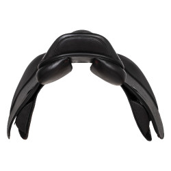 Springzadel van leer Chicago met verwisselbare boom inclusief 4 Supreme bomen Zwart