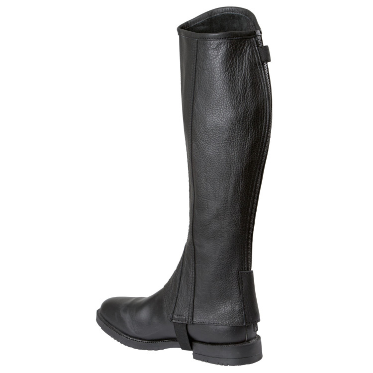 Leren minichaps Covalliero Elasto zwart Leren minichaps Covalliero Elasto zwart