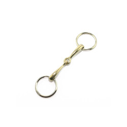 Sleutelhanger met naaldbit in goud BP Umbria Equitazione