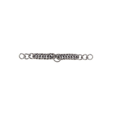 Dubbele kinriemketting van roestvrij staal Umbria Equitazione Dubbele kinriemketting van roestvrij staal Umbria Equitazione