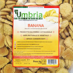 Crunchies voor paarden met banaan 930g Umbria Equitazione Crunchies voor paarden met banaan 930g Umbria Equitazione
