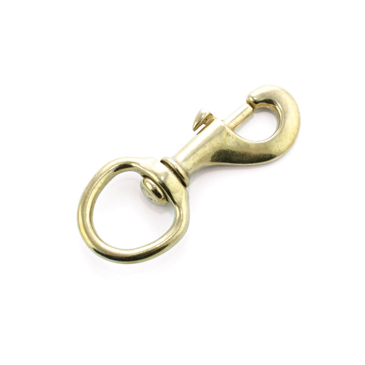 Messing haak voor halster en hoofdstel 1" Umbria Equitazione