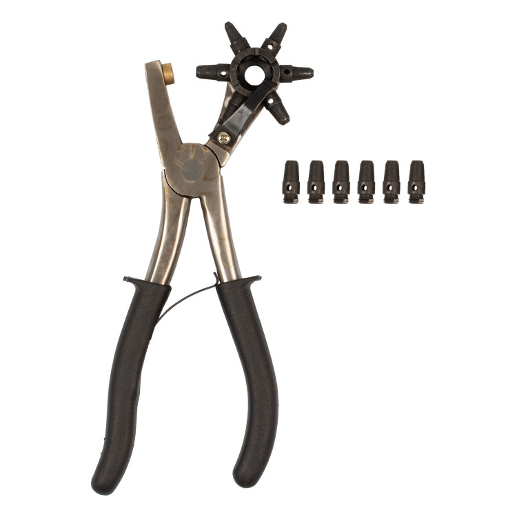 Professionele lederen perforator van roestvrij staal Umbria Equitazione Professionele lederen perforator van roestvrij staal Umbria Equitazione