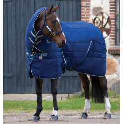 Horseware Rambo Plus Deken Vari-Layer 450g Marine / marine / wit Marineblauw