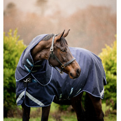 Horseware Rambo Duo Force deken 100g met liners 100g en 300g Marine / marine / wit Marineblauw