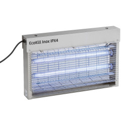 Roestvrijstalen elektrische vliegenvanger ECOKILL IPX4 blauw