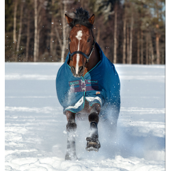 Horseware Rhino Original Vari-Layer 250g deken Marine / grijs Horseware Rhino Original Vari-Layer 250g deken Marine / grijs