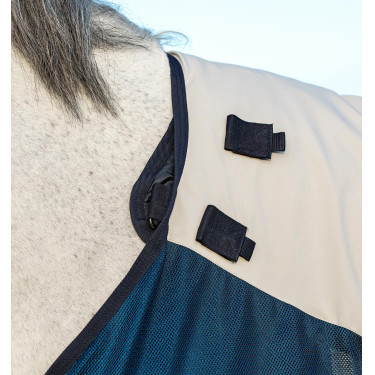 Buitendeken Horseware Rambo® Summer 0g disc met voering 100g Marine / grijs Blauw Buitendeken Horseware Rambo® Summer 0g disc met voering 100g Marine / grijs Blauw