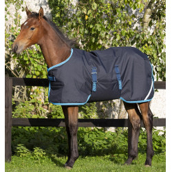 Couverture poulain Horseware Amigo Ripstop Foal 200g Marine / bleu électrique