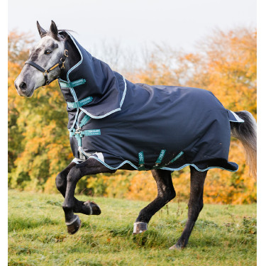 Horseware Amigo® Bravo 12 Plus 250g 1200D deken Marine / aqua Blauw