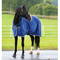 Droogdeken Horseware Rambo Cosy van fleece Marine / beige / blauw Droogdeken Horseware Rambo Cosy van fleece Marine / beige / blauw
