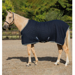 Chemise séchante Horseware Rambo Techni-Waffle Marine / beige