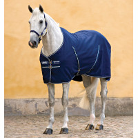 Boxdeken Horseware Rambo gevoerd microvezel 0g Marine / marine / wit Marineblauw Boxdeken Horseware Rambo gevoerd microvezel 0g Marine / marine / wit Marineblauw