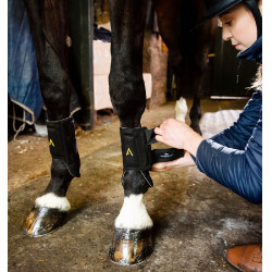 Gamaschen Horseware Adagio Zwart / geel Gamaschen Horseware Adagio Zwart / geel