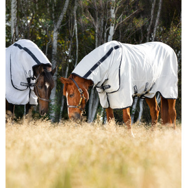 Rambo Natura Summer 0g vliegendeken met halsstuk Horseware Rambo Natura Summer 0g vliegendeken met halsstuk Horseware