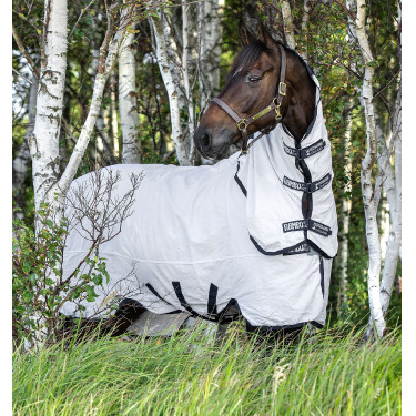 Rambo Natura Summer 0g vliegendeken met halsstuk Horseware Rambo Natura Summer 0g vliegendeken met halsstuk Horseware