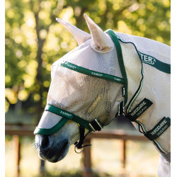 Vliegmasker Horseware Rambo Plus Beige / groen