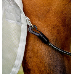 Vliegendeken Horseware Amigo AmECO Combi 0g Blauwgroen / grijs