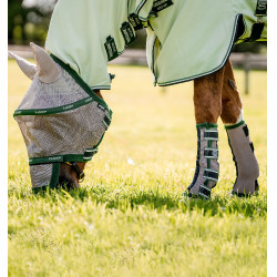 Vliegenbeschermers Horseware Beige / groen Vliegenbeschermers Horseware Beige / groen