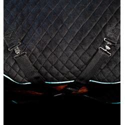 Horseware Autumn Cooler Deken 100g Zwart / aqua