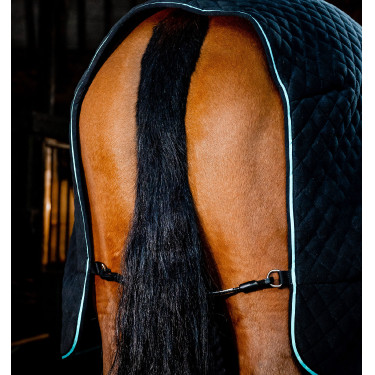 Horseware Autumn Cooler Deken 100g Zwart / aqua