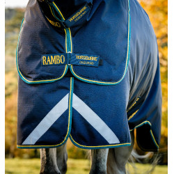 Horseware Rambo Duo Force 2.0 deken 100 g met liners 100 en 300 g Marineblauw / blauwgroen Horseware Rambo Duo Force 2.0 deken 100 g met liners 100 en 300 g Marineblauw / blauwgroen