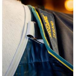 Horseware Rambo Duo Force 2.0 deken 100 g met liners 100 en 300 g Marineblauw / blauwgroen Horseware Rambo Duo Force 2.0 deken 100 g met liners 100 en 300 g Marineblauw / blauwgroen