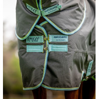 Horseware Amigo Hero Ripstop Plus deken met halsstuk 200g Grijs schaduw / nevel / marine Horseware Amigo Hero Ripstop Plus deken met halsstuk 200g Grijs schaduw / nevel / marine