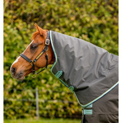 Horseware Amigo Hero Ripstop Plus deken met halsstuk 200g Grijs schaduw / nevel / marine Horseware Amigo Hero Ripstop Plus deken met halsstuk 200g Grijs schaduw / nevel / marine