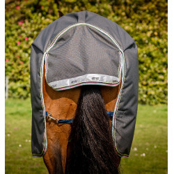 Horseware Amigo® Bravo 12 Plus 250g 1200D deken Grijs schaduw / marine / limoen