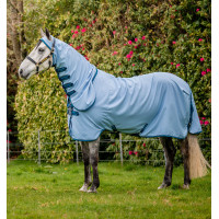 Volledige deken Horseware Amigo Ripstop Hoody 0g Bleu azur / bleu fort