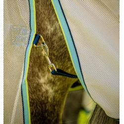 Horseware Amigo Bug Buster vliegendeken Wit krijt / marine / nevel Horseware Amigo Bug Buster vliegendeken Wit krijt / marine / nevel
