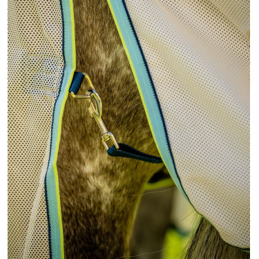 Horseware Amigo Bug Buster vliegendeken Wit krijt / marine / nevel Horseware Amigo Bug Buster vliegendeken Wit krijt / marine / nevel