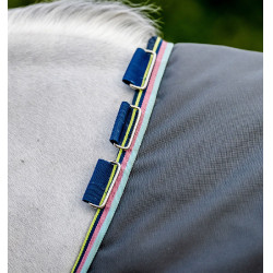 Horseware Amigo Bravo 12 Original 100g deken Grijs schaduw / marine / limoen