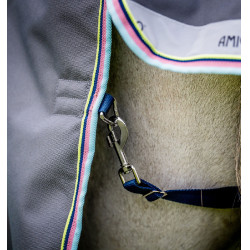 Horseware Amigo Bravo 12 Original 100g deken Grijs schaduw / marine / limoen