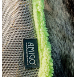 Vliegenmasker Horseware Amigo Zilver / limoengroen