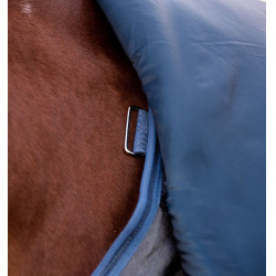 Horseware Rhino HexStop Plus Turnout 0g-deken Grijs / indigo / marineblauw