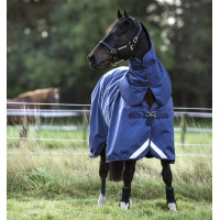 Horseware Rambo Optimo Plus Turnout 0g deken Marine / bordeaux Blauw Horseware Rambo Optimo Plus Turnout 0g deken Marine / bordeaux Blauw
