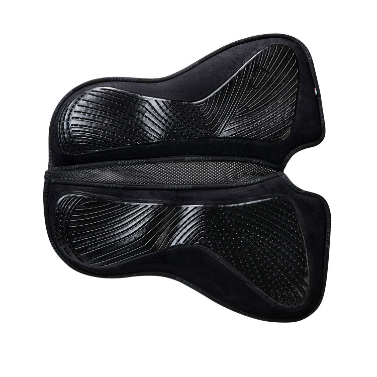 MF DS SW-3DS schokdemper in daim met dubbelzijdige platte grip Acavallo MF DS SW-3DS schokdemper in daim met dubbelzijdige platte grip Acavallo