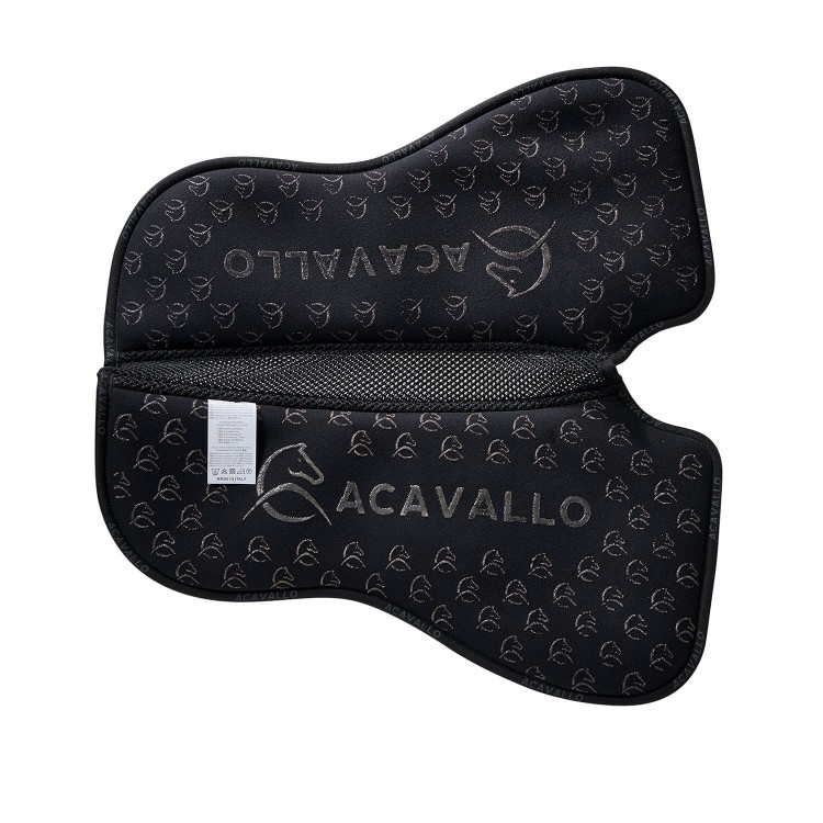 MF DS SW-3DS schokdemper in daim met dubbelzijdige platte grip Acavallo MF DS SW-3DS schokdemper in daim met dubbelzijdige platte grip Acavallo