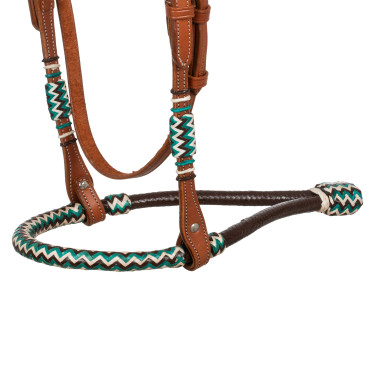 Bosal hoofdstel met mecate teugels van katoen Pool's Bosal hoofdstel met mecate teugels van katoen Pool's