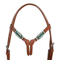 Bridon bosal avec rênes en coton mecate Pool's