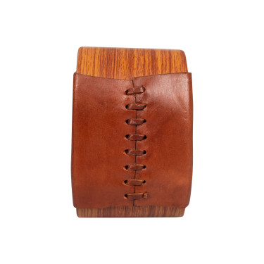 Houten gesneden stijgbeugels MbBryan Kastanje Bruin